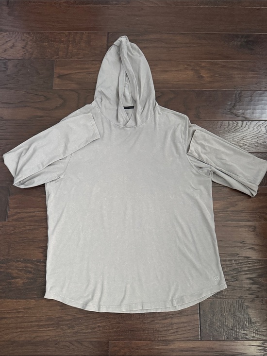 Other - Men's Light Gray Hooded Long-Sleeve Shirt
